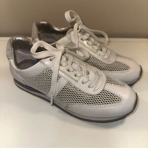 Michael Kors White Mesh Athletic Sneakers! Rare find! Vintage great condition!